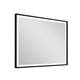 Wall Mounted Back Light Bathroom Framed LED Mirror Anti- Fog With Dimmable Light Touch Sensor And Memory Function