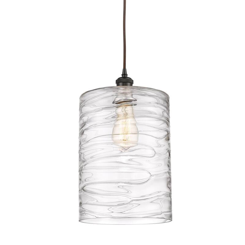 Innovations Lighting 516-1P-14-9-L Cobbleskill Pendant Cobbleskill 9" - Deco Swirl / Oil Rubbed Bronze