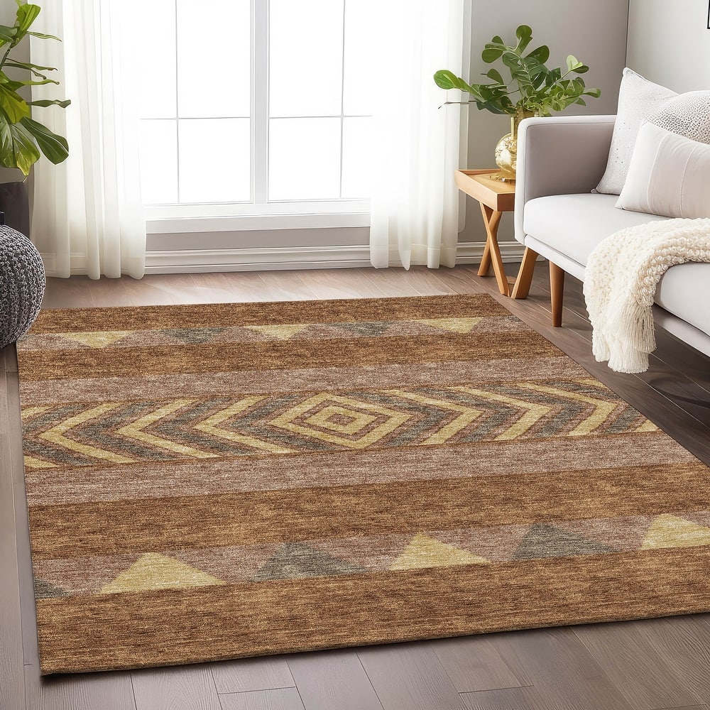 Premium Washable Super Soft Southwest Ombre Mayfield Rug