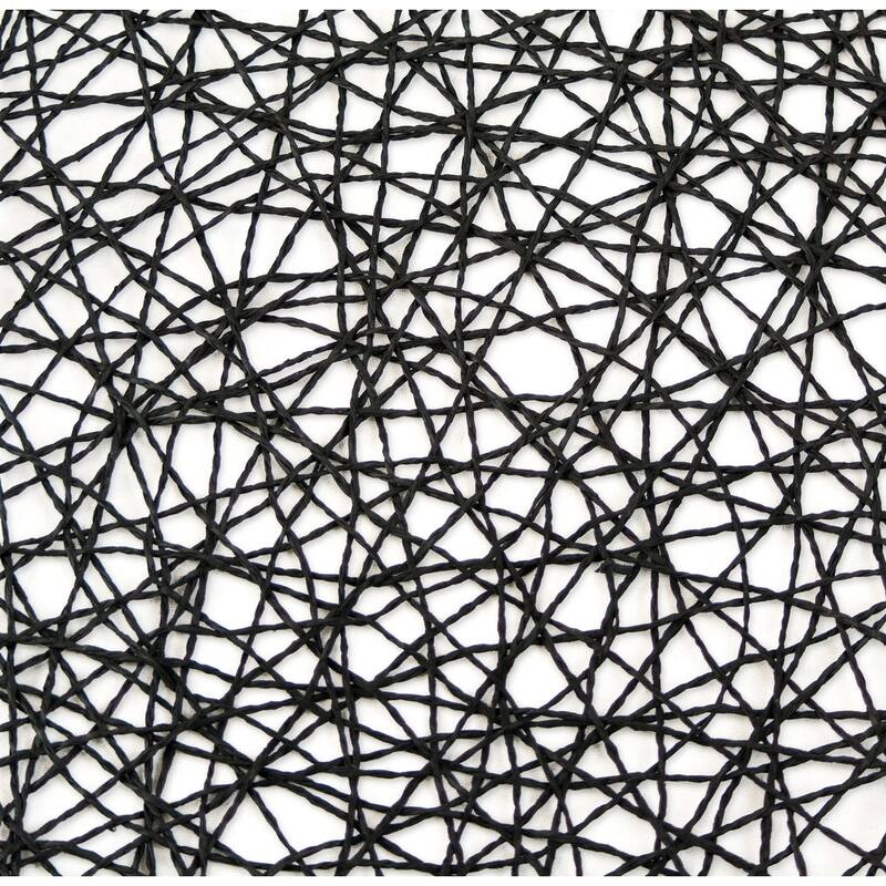 Design Imports Woven Paper Kitchen Placemat Set (Set of 6)