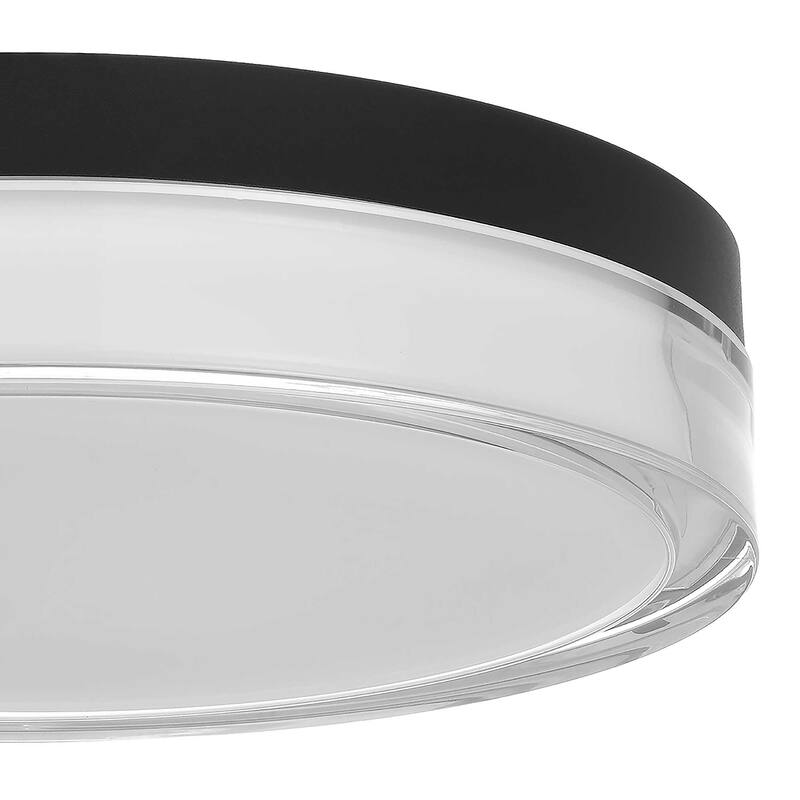 12-inch Flush Mount Integrated LED Light Dimmable 3 Color Temperatures Acrylic Diffuser