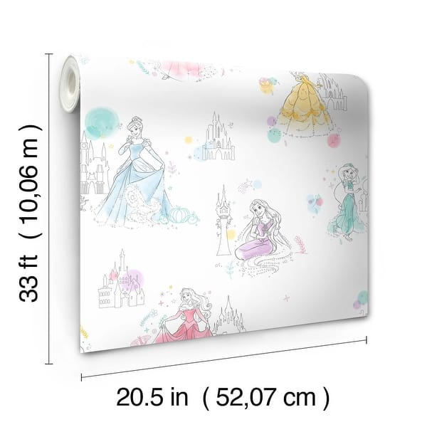 Disney Princess Pretty Elegant White Wallpaper