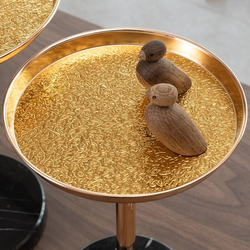 Adjustable Height Side Table, Small Tea Martini Table