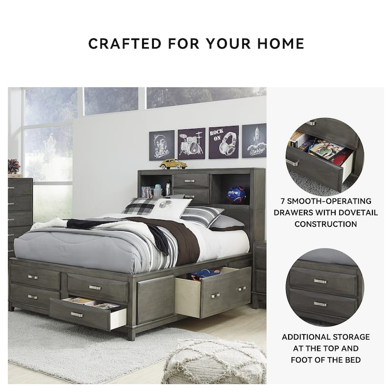 Signature Design By Ashley Caitbrook Storage Bed with 8 Drawers