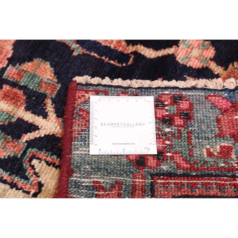 ECARPETGALLERY Hand-knotted Anadol Dark Navy Wool Rug - 4'9 x 9'8