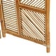 preview thumbnail 5 of 6, Brown Wood Contemporary Room Divider Screen 71 x 52 x 1 - 52 x 1 x 71