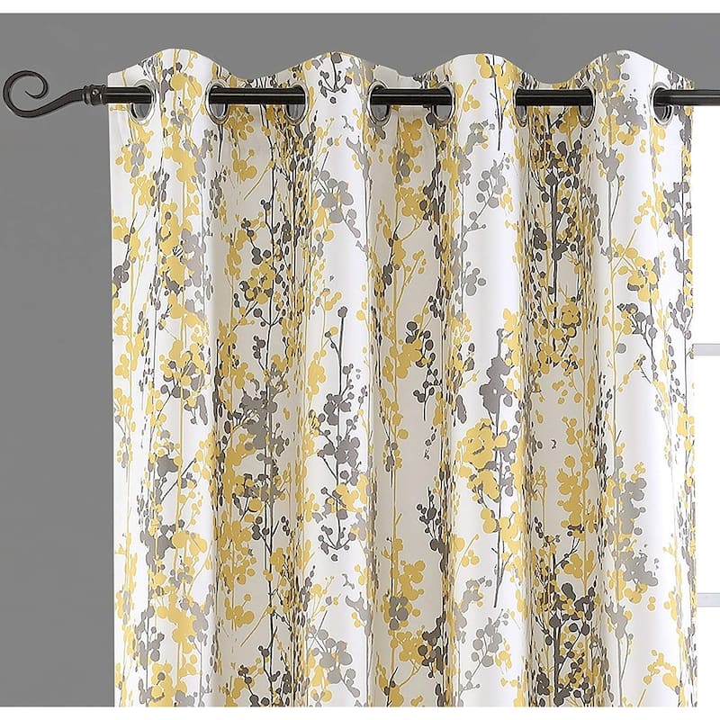 DriftAway Leah Darkening Grommet Window Curtain Panel