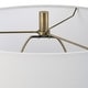 preview thumbnail 5 of 4, Uttermost Remy Polished Table Lamp - 33"H,   Shade 10"H x 15"Dia.