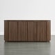 preview thumbnail 28 of 50, Spruce & Spring 70-inch Wide Modern Sideboard Cabinet with Semi-Cylindrical Columns