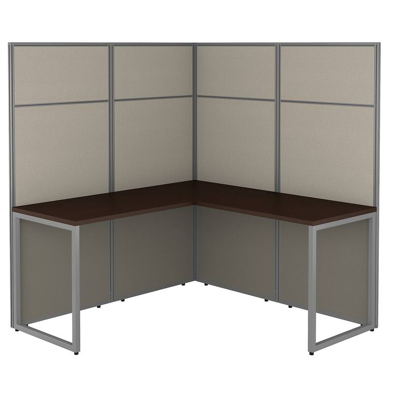 Easy Office 60W L Shaped Cubicle Desk by Bush Business Furniture