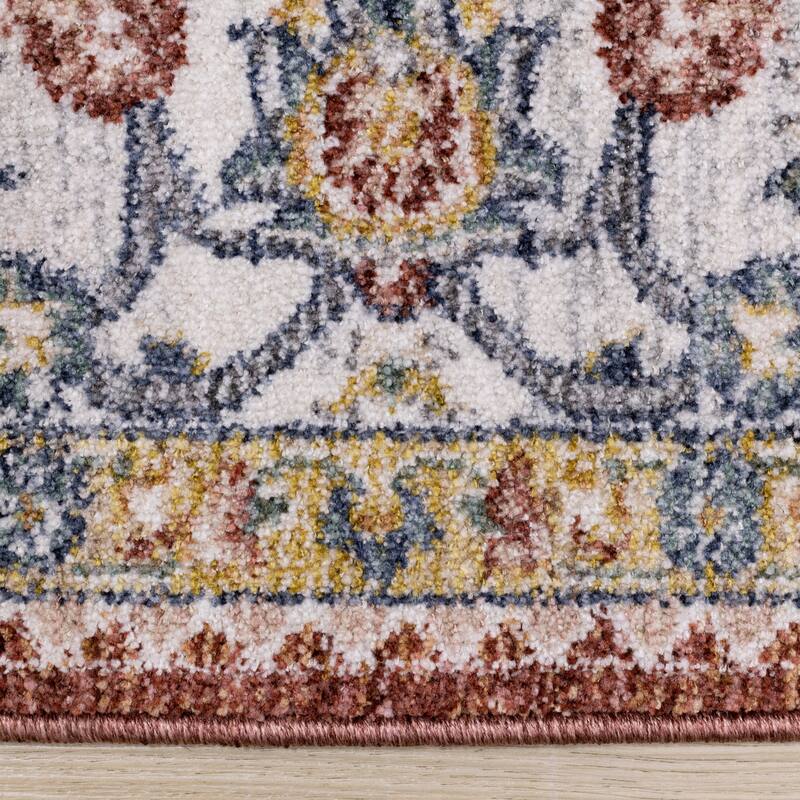 Olivia Collection - Classic Elegant Border Area Rug