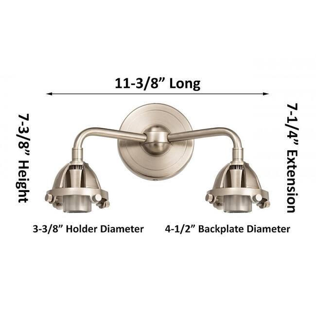 Innovations Lighting 288-2W-13-15 Cone Vanity Cone 2 Light 15" Wide