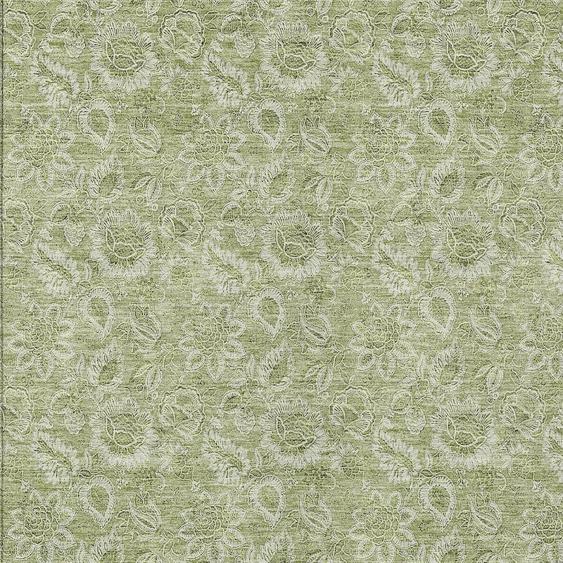 HomeRoots Floral Transitional Rectangle Outdoor Rug