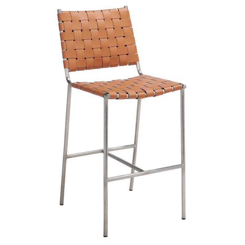 SAFAVIEH Tapati Woven Counter Stool - 20" W x 22" D x 40" H - 18Wx22Dx40H