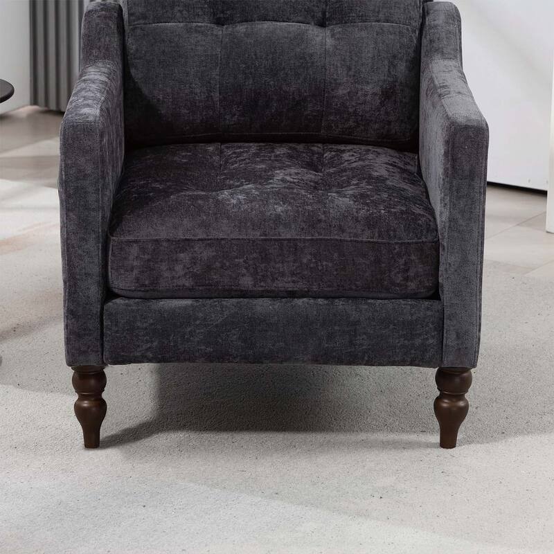 Mid-century Design Accent Chair with USB Charging,for Living Room and Bedroom