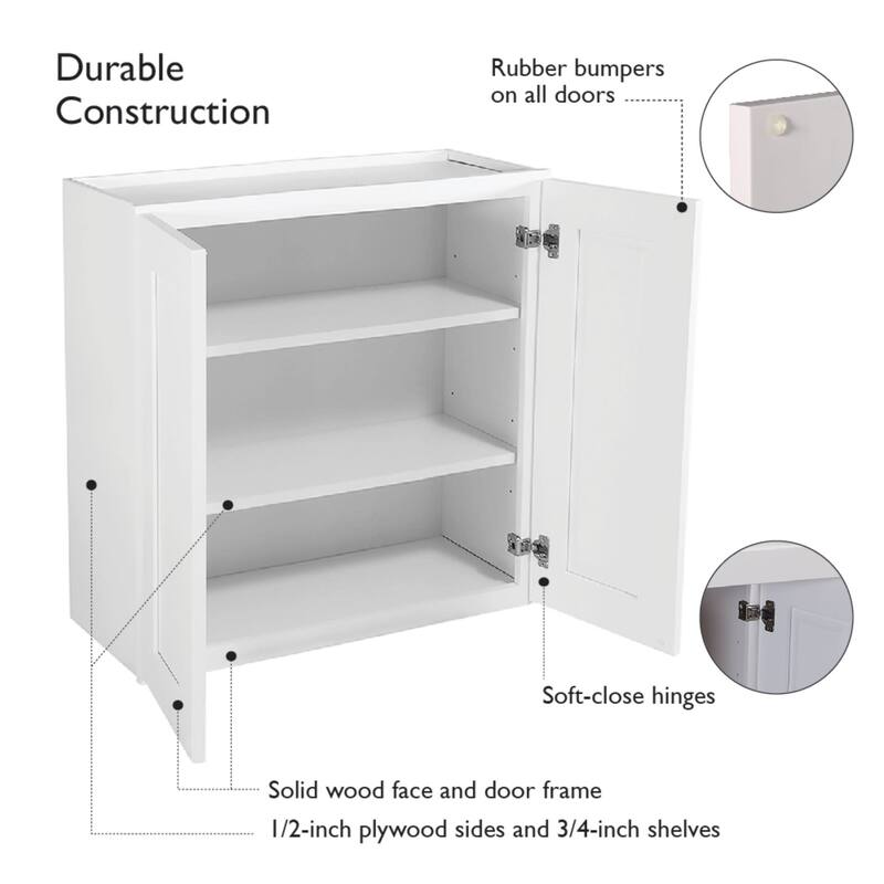 Design House 561779 Brookings 24" Wide x 30" High Single Door Corner