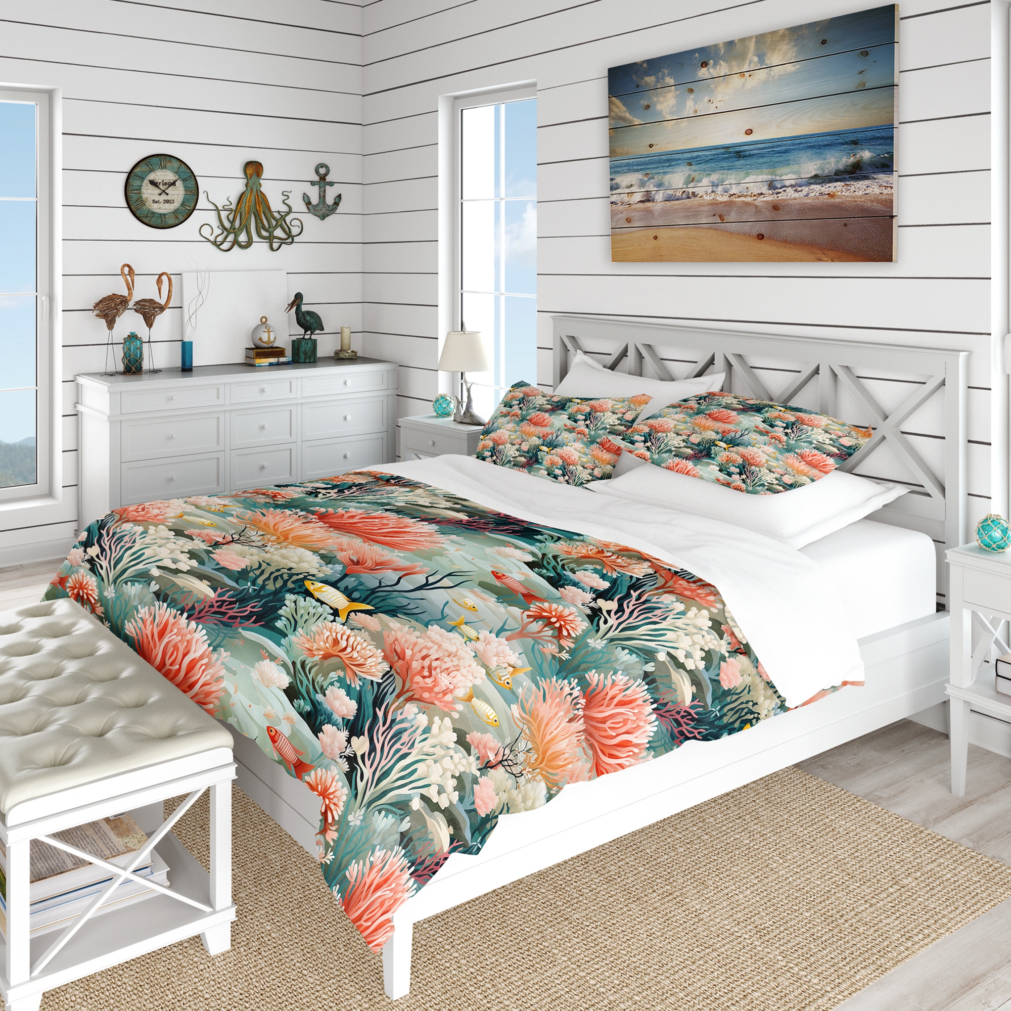 Pink Nautical Coastal Bedding Bed Bath Beyond