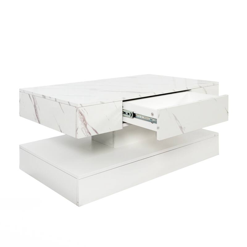 High LED Coffee Table,Modern Coffee Table for Living Room,Living Room Tables,Large Living Room Furniture