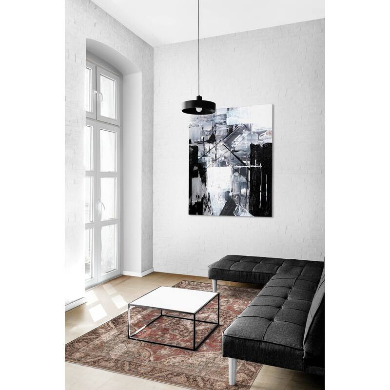 ECARPETGALLERY Hand-knotted Antalya Vintage Dark Red Wool Rug - 9'2 x 12'2