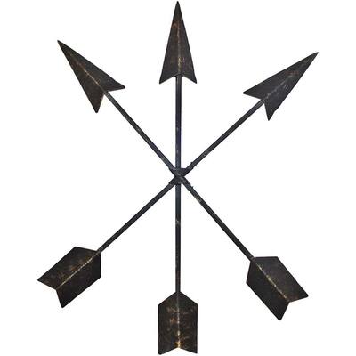 Wal Charmers Metal 3-Set Arrows Wall Decor