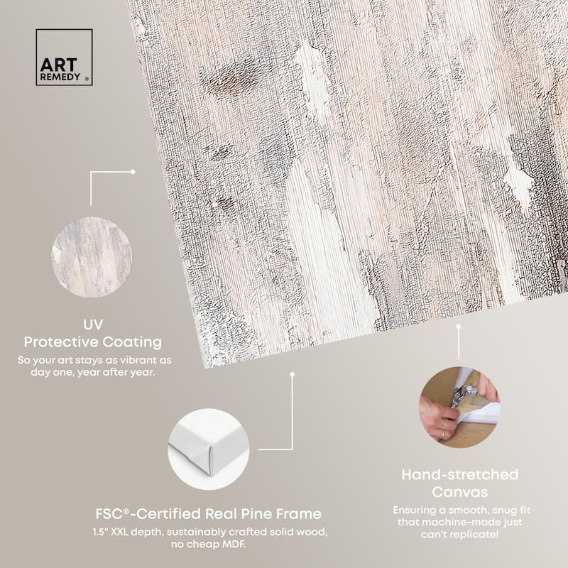 Striated Texture I Canvas Set of 2 by Art Remedy, Gallery Wrapped