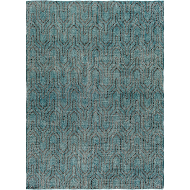 Hand-knotted Bridport Contemporary Wool Area Rug