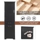 preview thumbnail 8 of 23, Freestanding Tall Bathroom Storage Cabinet, with 2 Different Size Drawers and Adjustable Shelf, Painted Finish
