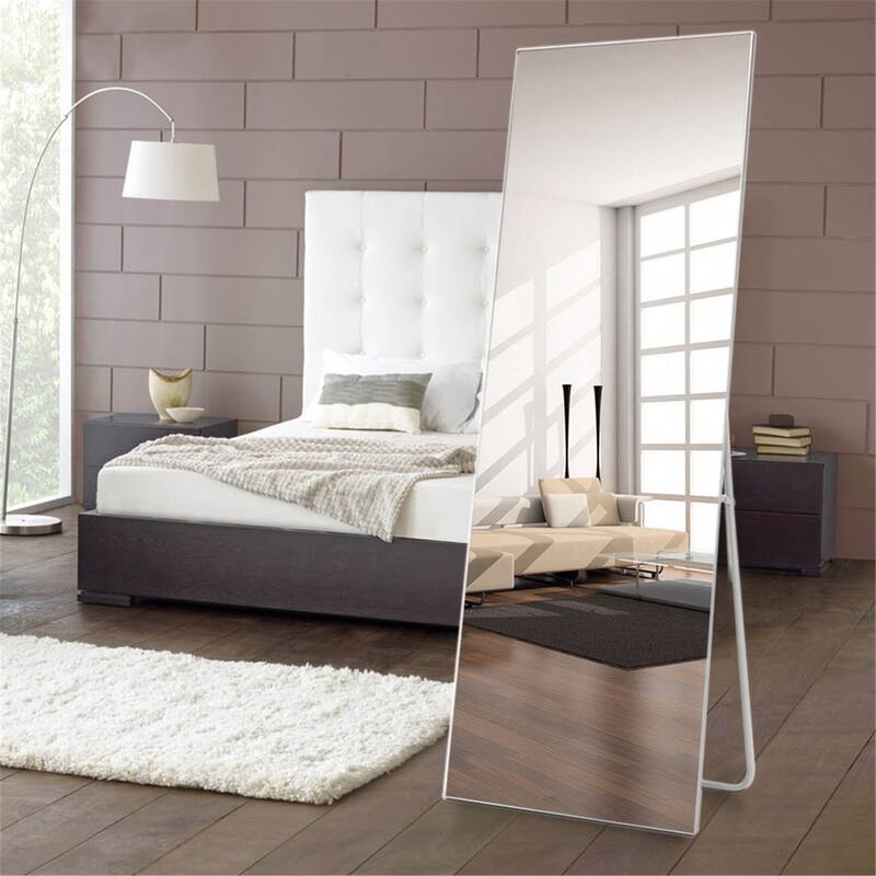 chic Full-Length Mirror Floor Mirror With Standing
