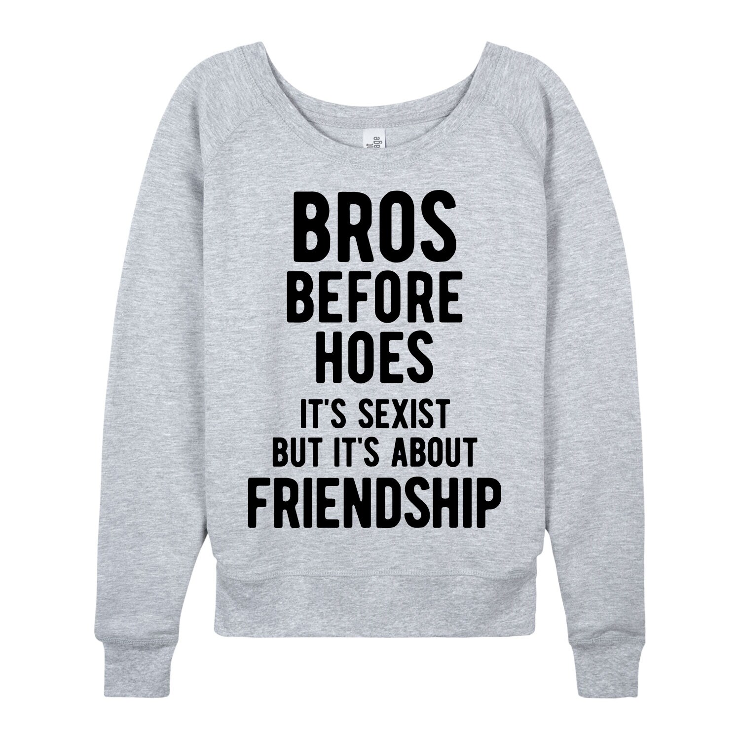 Shop Bros Before Hoes Ladies French Terry Pullover Free