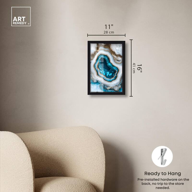 Gilded Geode Eye III Shadowbox by Art Remedy