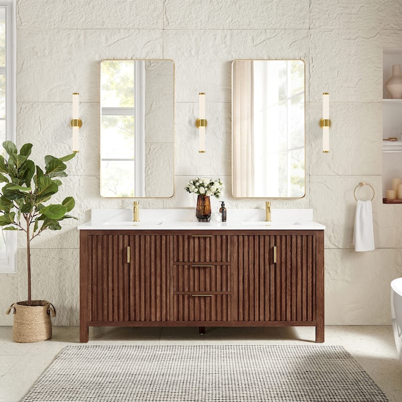 Shenzhen Bath Vanity with Composite Stone Top without Mirror