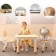 preview thumbnail 15 of 15, Kids Table and 4 Chairs Set with Graffiti Desktop