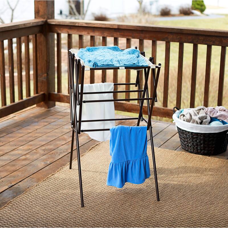 Household Essentials Expandable Clothes Drying Rack