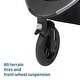 preview thumbnail 13 of 14, Gia XP Luxe 3-Wheel Travel System - Midnight Moon -Black-Grey