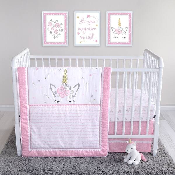 slide 2 of 5, Mystical Dreams 4 Piece Crib Bedding Set