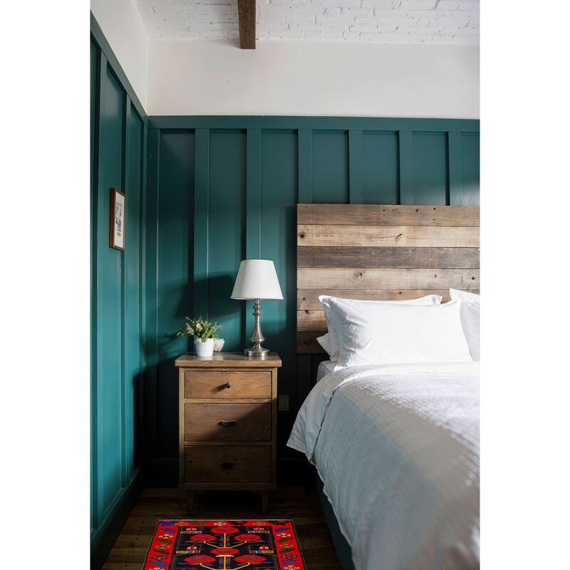 ECARPETGALLERY Hand-knotted Teimani Black Wool Rug - 2'10 x 4'7