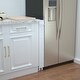 preview thumbnail 3 of 13, BIKAHOM Compact Space Kitchen Pantry,3-Tier Kitchen Storage Cart, Slim Slide Out Rolling Pantry Shelf for Narrow Spaces