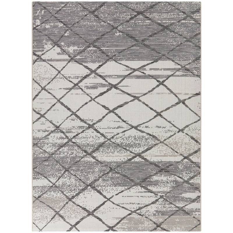 Santeri Modern Trellis Indoor/Outdoor Area Rug