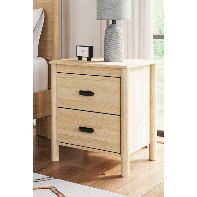 Signature Design by Ashley Cabinella Light Brown Nightstand - Light Brown - 2-drawer