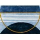 preview thumbnail 1 of 1, 5X8 Area Rug Blue Abstract - 5' x 8'