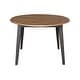preview thumbnail 8 of 23, 42" Solid Wood Round Dual Drop Leaf Table with 4 Dining Chairs