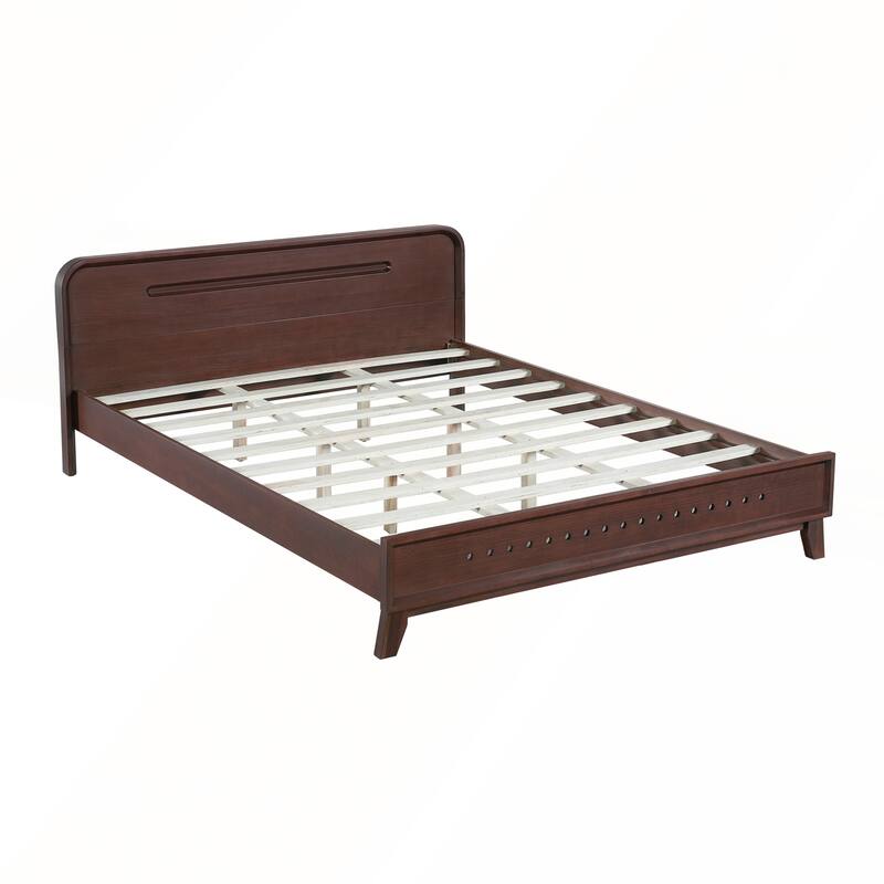 Pine Solid Wood Bed with Timeless Design Easy Assemble