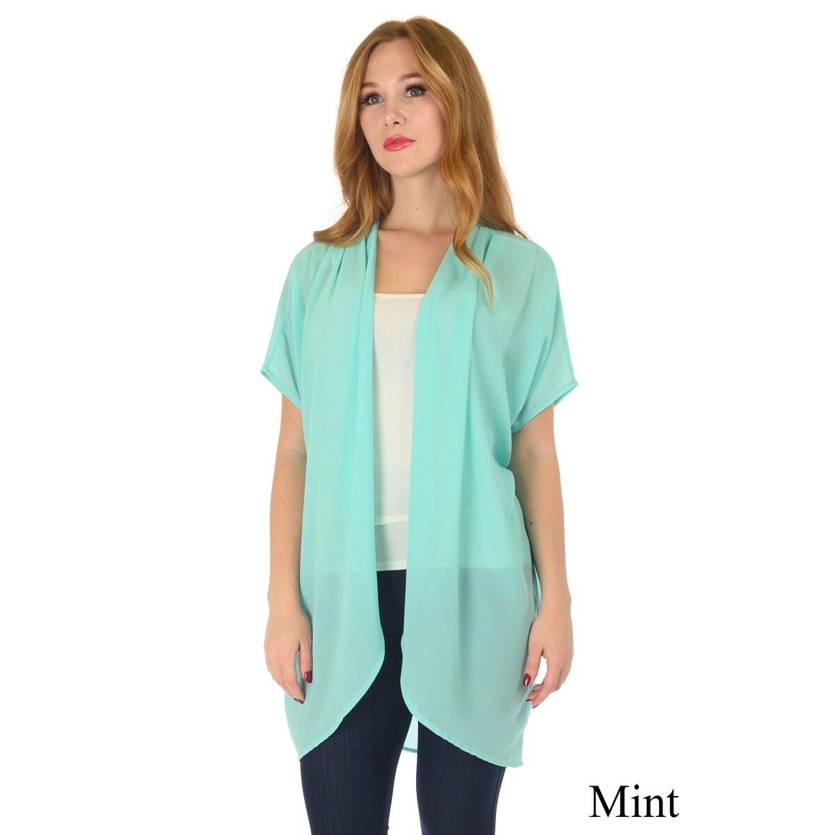 mid length kimono jacket