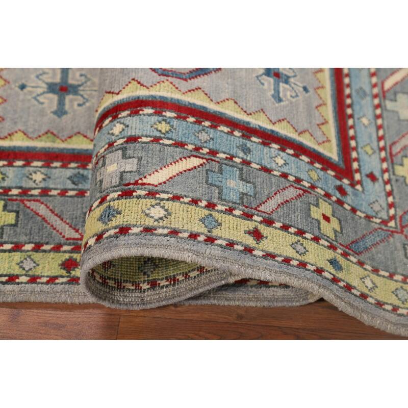 Kazak Accent Rug Oriental Handmade Wool Carpet - 3'3" x 5'0"