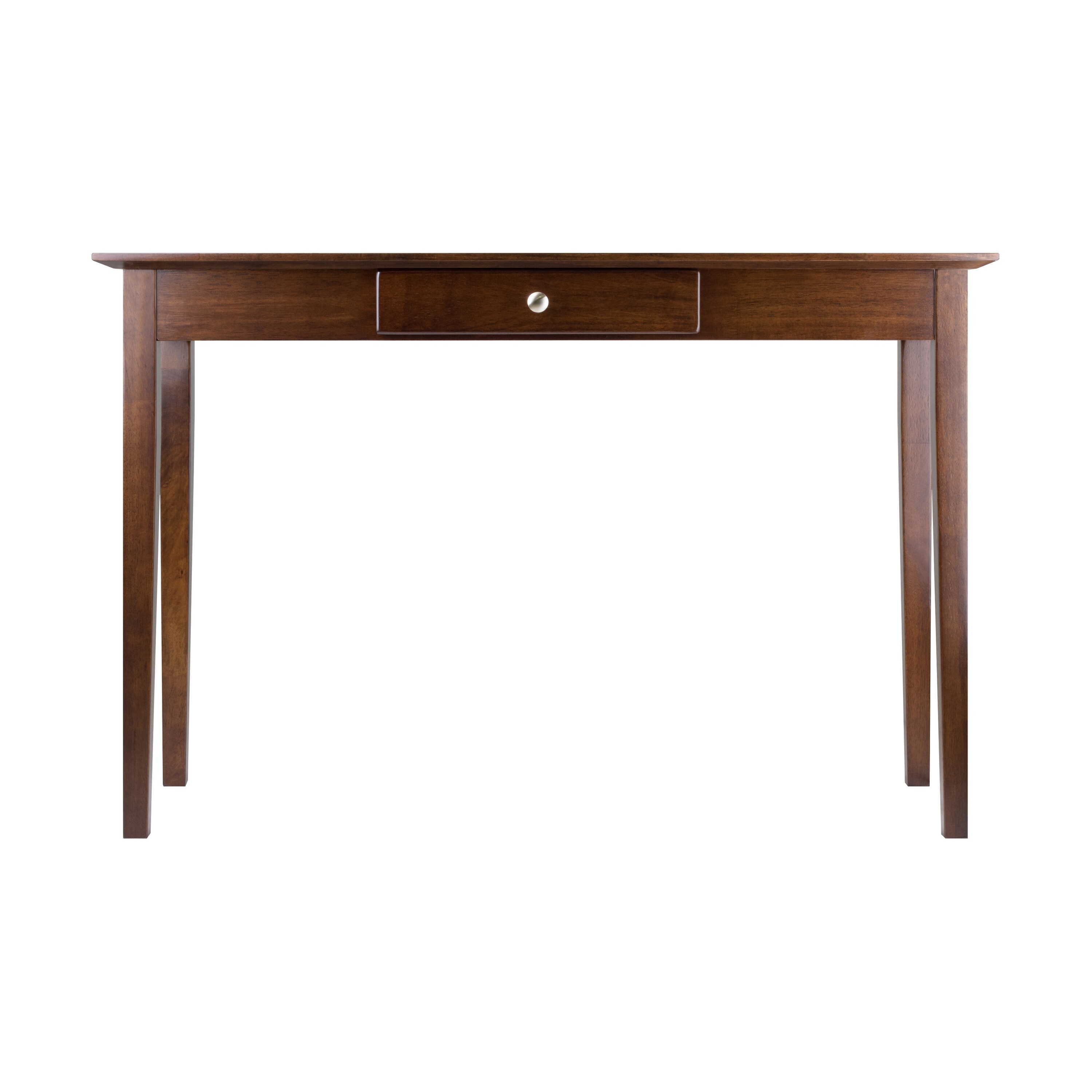 Shop 29 Antique Brown Walnut Console Table With Drawer Free