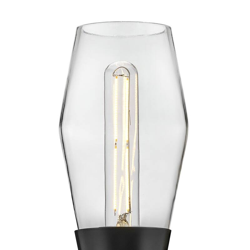 Lark 83902 Livie 2 Light 22" Tall Wall Sconce with Clear Glass Shades