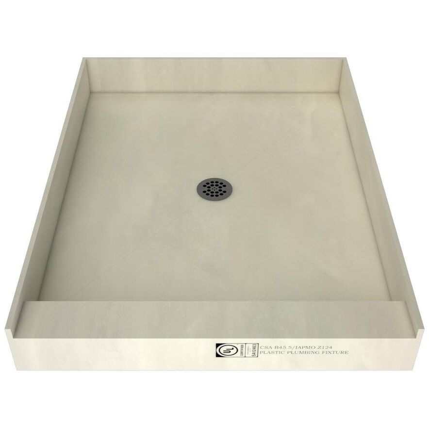Tile Redi 4837CPVC Redi Base 37" x 48" Rectangular Shower Base with