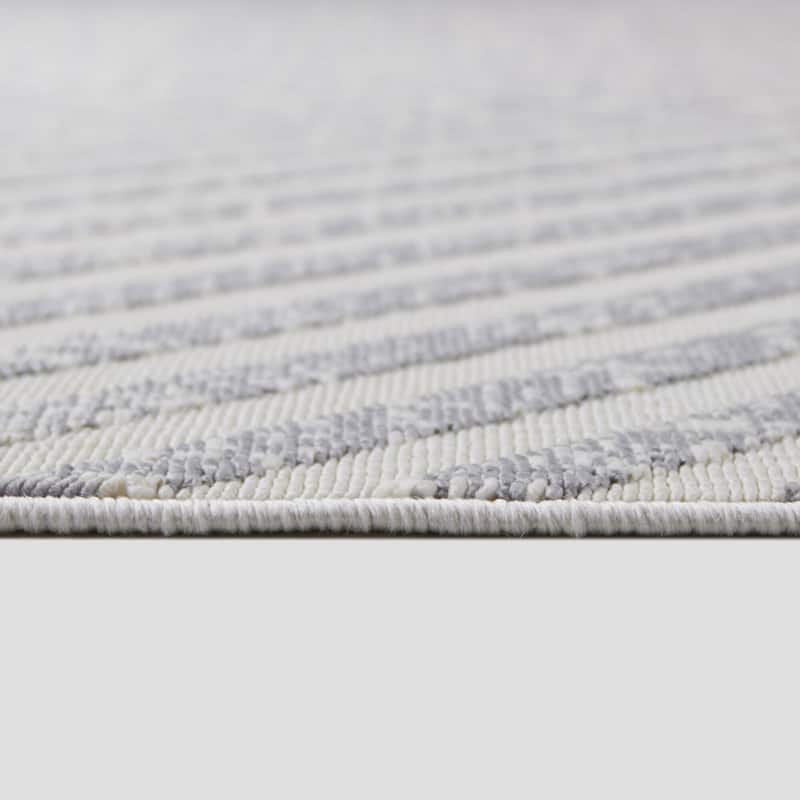 Issei Modern Striped Indoor/Outdoor Area Rug