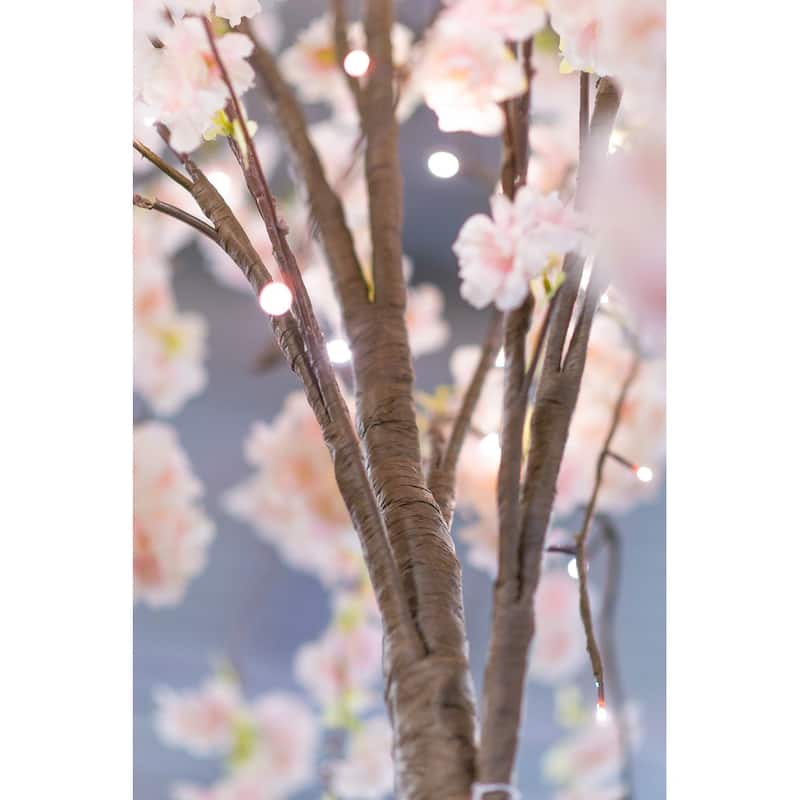Large Pink Cherry Blossom Tree With 288 Warm White Led