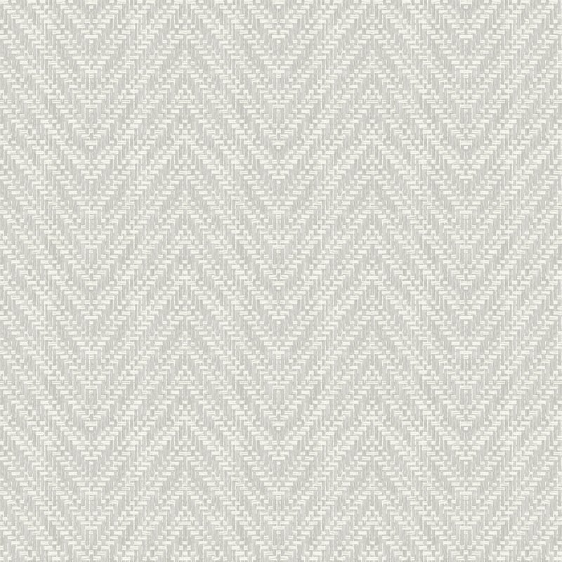 Chevron Istres Ogee Tile 33' L X 21" W Wallpaper Roll - Gold